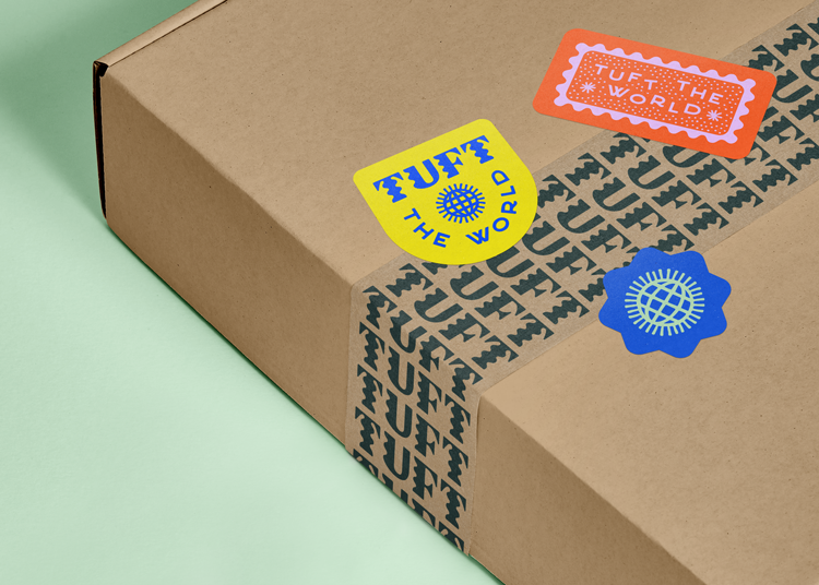 Tuft the World box with stickers - Melissa McFeeters & Lucy Price